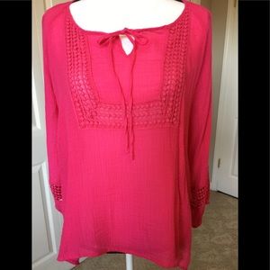 Fuchsia Blouse